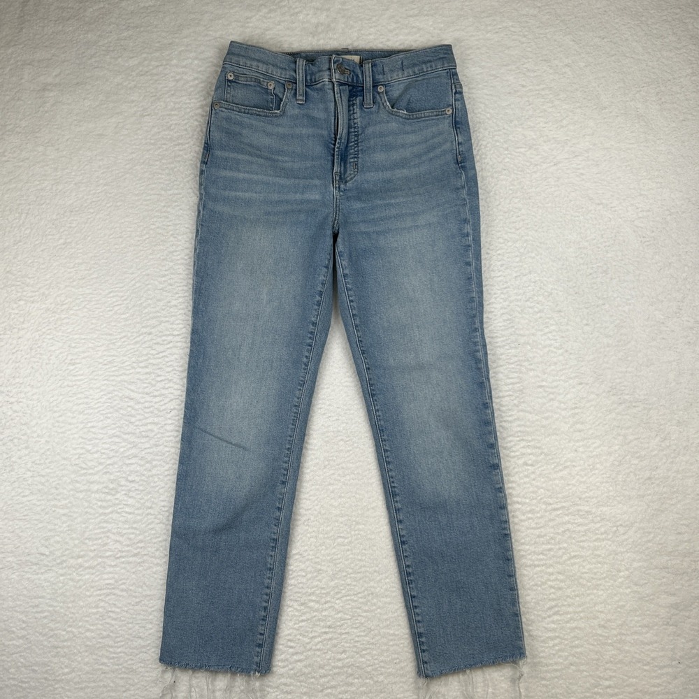 Madewell The Perfect Vintage Jean Ellicott Wash Raw‎ Hem Women's 26 (29x27)